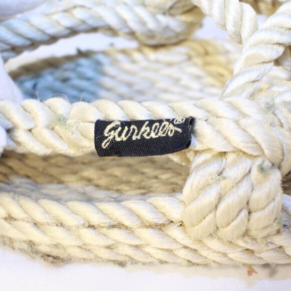 Gurkees W8 M5 Neptune Platinum Vegan Rope Unisex Sandals - Handmade in USA - Picture 4 of 10